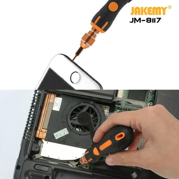 JAKEMY JM-8117 37 in 1 Multifunctional mini Professional kit precision Repair tool Household Electronics DIY Screwdriver tools at best price online in islamabad rawalpindi lahore peshawar faisalabad karachi hyderabad quetta wah taxila Pakistan