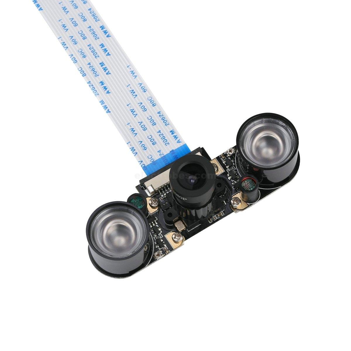 5MP Raspberry Pi 4 Camera Module V1.3 Night Vision with 3.6mm Adjustable Focal Length 2pcs IR Sensor LED Light for Raspberry Pi 3 Model B+ & B at best price online in islamabad rawalpindi lahore peshawar faisalabad karachi hyderabad quetta wah taxila Pakistan