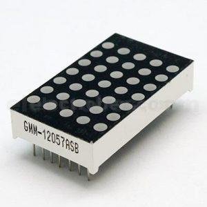 7x5 LED Dot Matrix 40x50mm