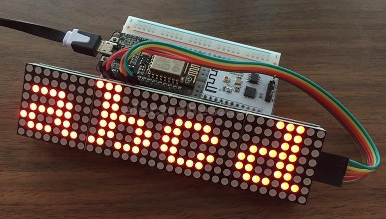 MAX7219 Dot LED Matrix 4x1 Module MCU Control Unit