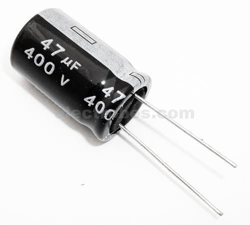 47uF 400V Electrolytic Capacitor