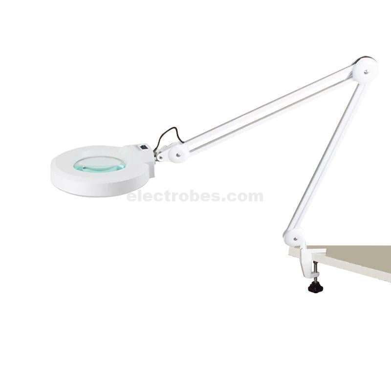 Lt-86A Table Clamping Large CLIP Magnifying Glass Lamp PCB Precision White Optical Glass Lens for Lab and Repairing Magnifier with 5x Zoom index at best price online in islamabad rawalpindi lahore peshawar faisalabad karachi hyderabad quetta wah taxila Pakistan