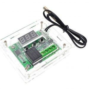Enclosure Box Transparent Acrylic Case for W1209 Thermostat Controller