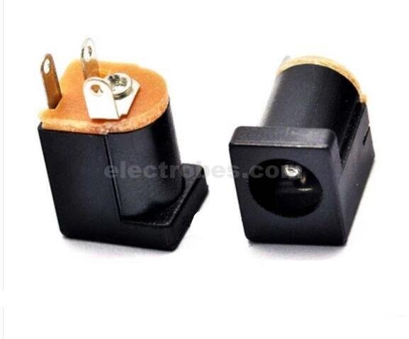 DC-005 DC Jack Female Socket Vertical PCB Mount