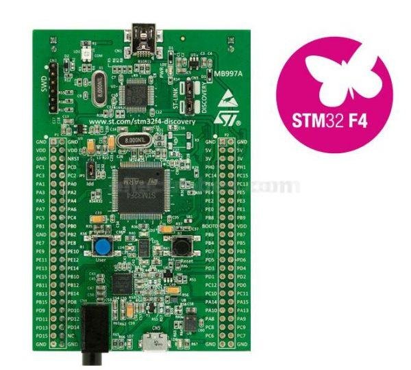 STM32F407 Discovery board with the STM32F4 Arm Cortex-M4 microcontroller includes ST-LINK/V2 debug tool accelerometer gyroscope & e-compass. Buy at best price online in islamabad rawalpindi karachi lahore peshawar faisalabad hyderabad sukkur wah taxila multan quetta Pakistan