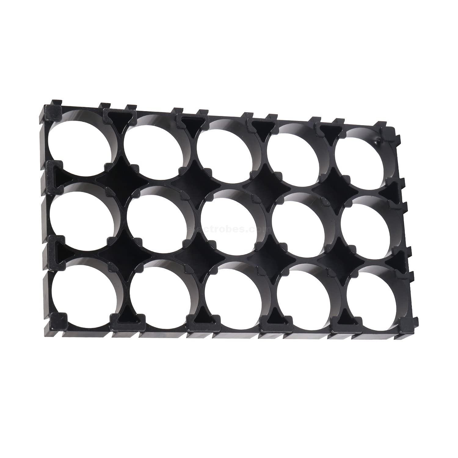 3.7V 3x5 (15) 18650 Battery Holder Plastic Bracket Mount for battery pack for laptop battery repair e-bike at best price online in islamabad rawalpindi lahore peshawar faisalabad karachi hyderabad quetta wah taxila Pakistan