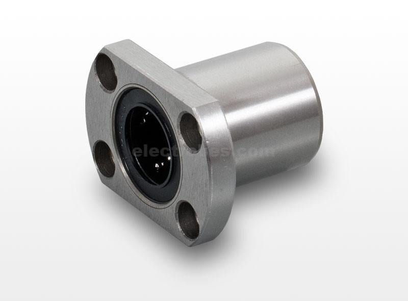 LMH8UU 8mm Flange Mounted Linear Bearing Motion Bushing Ball Bearing CNC 3D printer