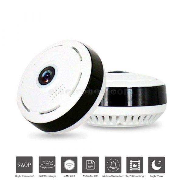 Fish Eye 360 Degree WIFI Camera 1080P Panoramic Wireless Smart Security - Image 3