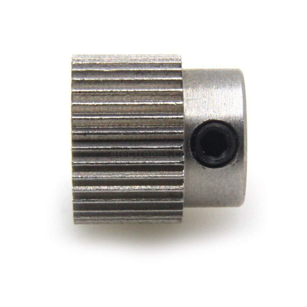 Extruder Pulley 36Teeth Bore 5mm Stainless Steel Drive Gear for 1.75mm at best price online in islamabad rawalpindi lahore peshawar faisalabad karachi hyderabad quetta wah taxila Pakistan
