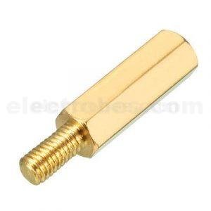 M3 10+6mm Male to Female Spacer Brass with screw for PCB