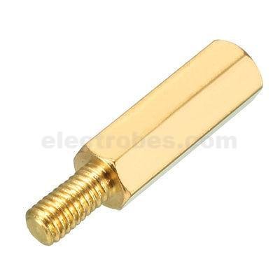 M3 10+6mm Male to Female Spacer Brass with screw for PCB