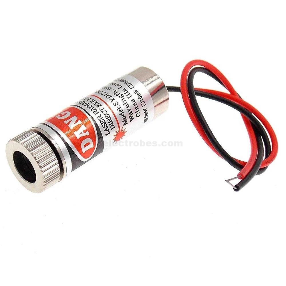 SYD1230 12mm 5mw Red CROSS LINES Laser Module - Image 3