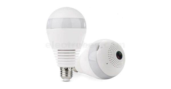 IP Wireless Panoramic Light Bulb Camera 960P HD at best price online in islamabad rawalpindi lahore peshawar faisalabad karachi hyderabad quetta wah taxila Pakistan