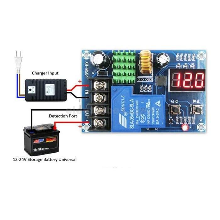 HW-633 Lithium Battery Protection Module Board for 12-24V Storage Battery