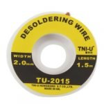 Mechanic 2.0mm De-soldering Braid Solder Remover Wick 1.5 Meters Long