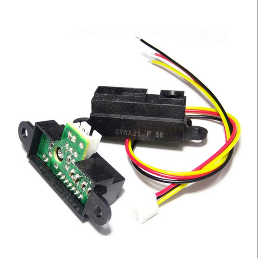Buy SHARP Distance Measuring Sensor unit 100 to 550 cm -GP2Y0A21F2Y with Cable online at best price and delivery in islamabad rawalpindi lahore peshawar faisalabad karachi hyderabad quetta wah taxila multan sialkot mardan Pakistan