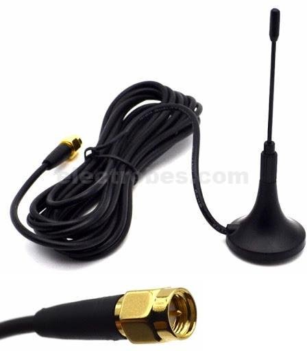 3G 4G GSM Suction Cup High Gain SMA Antenna