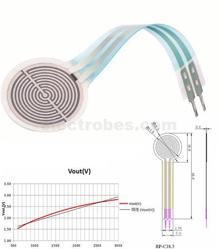 FSR Force Sensing Resistor FSR pressure sensor in Pakistan