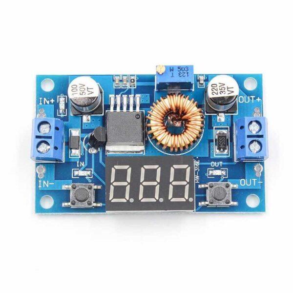 DC-DC XL4015 Adjustable Stepdown Module 5A 75W with 4 Bits Digital Display Voltmeter at best price online in islamabad rawalpindi lahore peshawar faisalabad karachi hyderabad quetta wah taxila Pakistan