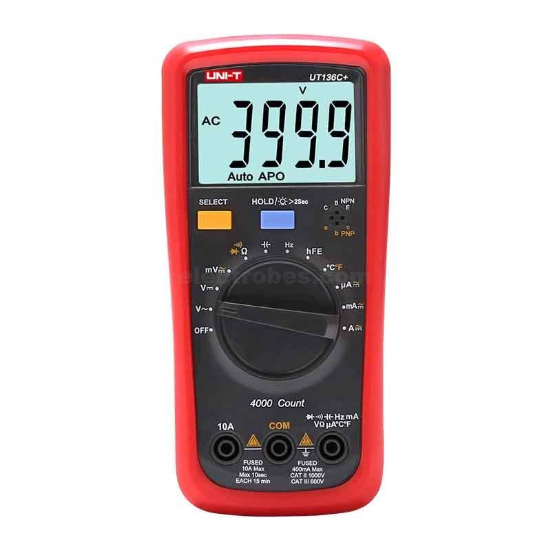 UNI-T UT136C+ Digital Multimeter Voltage Current Temperature Capacitance and Temperature Meter at best price and delivery in islamabad rawalpindi lahore peshawar faisalabad karachi hyderabad quetta wah taxila multan sialkot mardan Pakistan