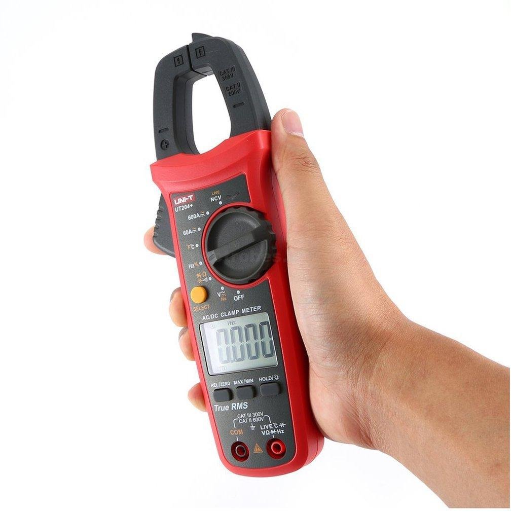 UNI-T UT204+ Digital Clamp Meter AC/DC Current Tester True RMS Auto Range Temperature measurement High Precision Multimeter - Image 3