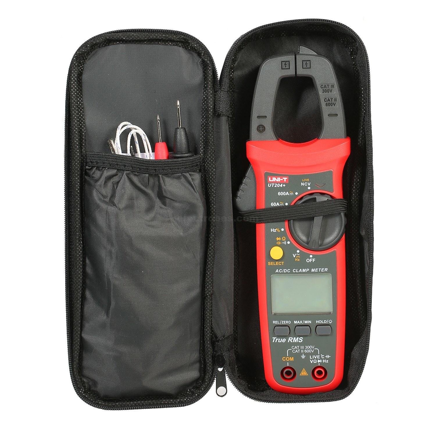 UNI-T UT204+ Digital Clamp Meter AC/DC Current Tester True RMS Auto Range Temperature measurement High Precision Multimeter - Image 6