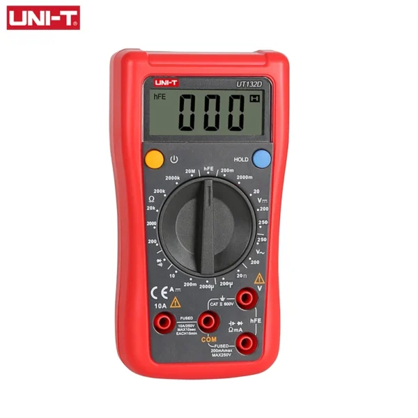 UNI-T-Digital-Multimeter-UT132A-UT132D-Current-Meter-250V-AC-DC-Voltmeter-Transistor-Capacitor-Tester-Resistance meter DMM at best price online in islamabad rawalpindi lahore peshawar faisalabad karachi hyderabad quetta wah taxila Pakistan