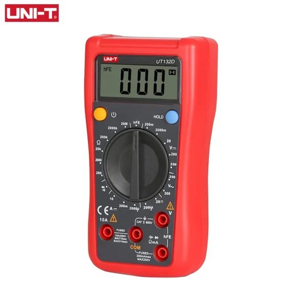 UNI-T-Digital-Multimeter-UT132A-UT132D-Current-Meter-250V-AC-DC-Voltmeter-Transistor-Capacitor-Tester-Resistance meter DMM at best price online in islamabad rawalpindi lahore peshawar faisalabad karachi hyderabad quetta wah taxila Pakistan