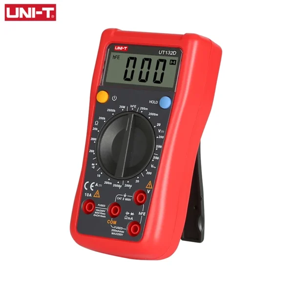 UNI-T-Digital-Multimeter-UT132A-UT132D-Current-Meter-250V-AC-DC-Voltmeter-Transistor-Capacitor-Tester-Resistance meter DMM at best price online in islamabad rawalpindi lahore peshawar faisalabad karachi hyderabad quetta wah taxila Pakistan