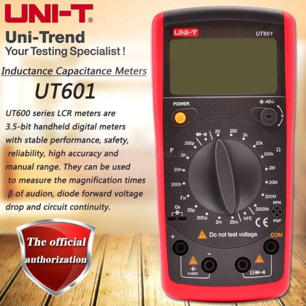 UNI-T UT601 Digital Inductance Capacitance Tester Meter UT601 LCR tester at best price online in islamabad rawalpindi lahore peshawar faisalabad karachi hyderabad quetta wah taxila Pakistan