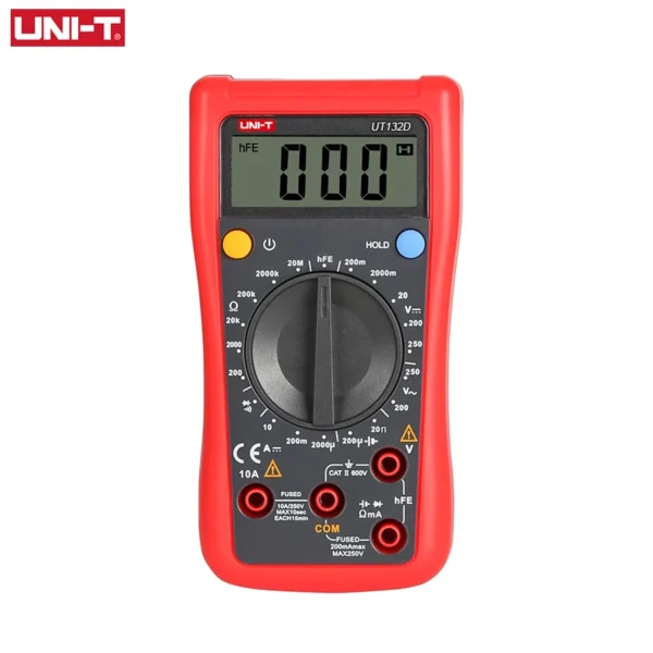 UNI-T-Digital-Multimeter-UT132A-UT132D-Current-Meter-250V-AC-DC-Voltmeter-Transistor-Capacitor-Tester-Resistance meter DMM at best price online in islamabad rawalpindi lahore peshawar faisalabad karachi hyderabad quetta wah taxila Pakistan