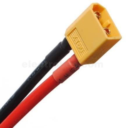 XT60 Battery Extension male Cable Adapter 10cm Awg14 Connecting Wire at best price online in islamabad rawalpindi lahore peshawar faisalabad karachi hyderabad quetta wah taxila Pakistan