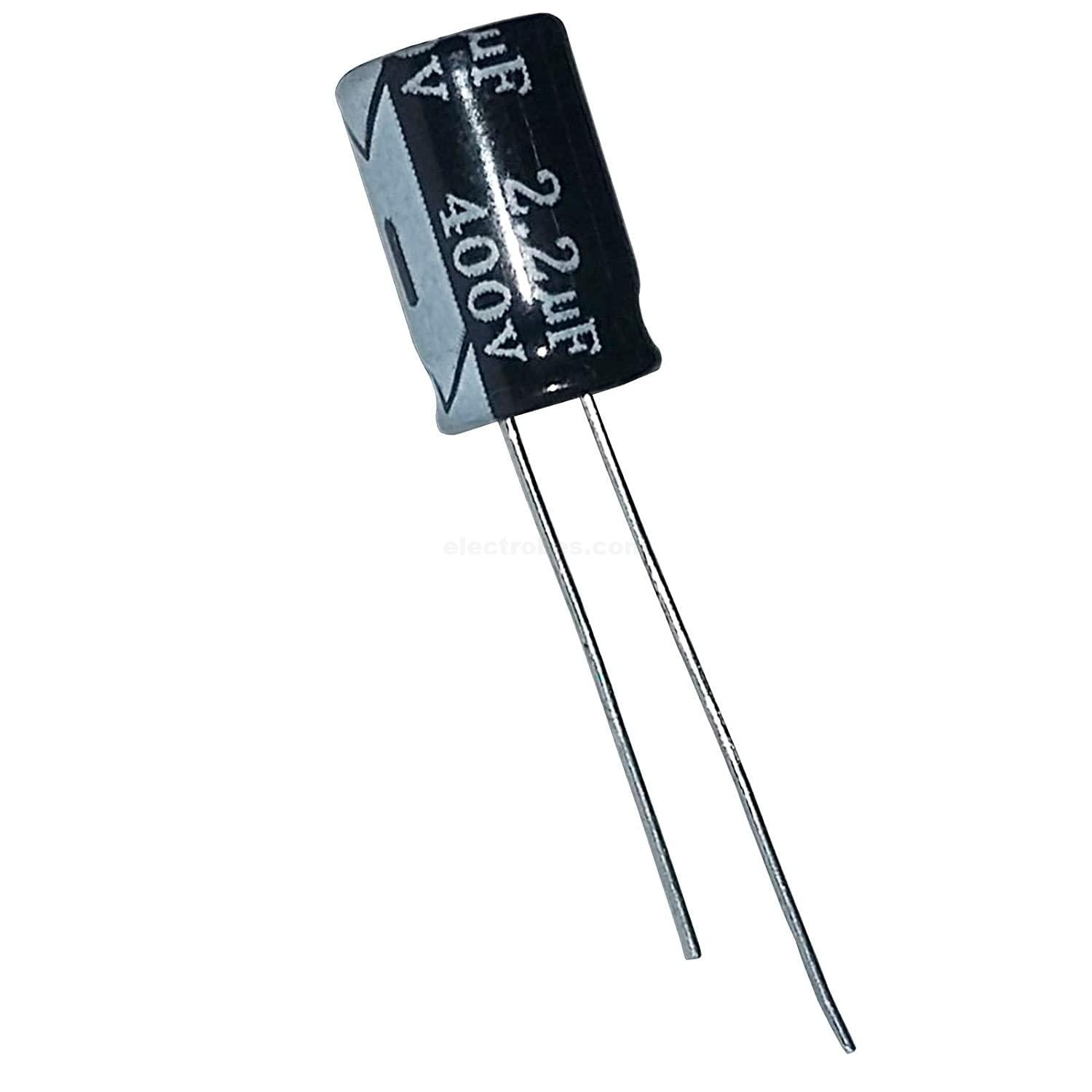 2.2uF 400V Electrolytic Capacitor - Image 2