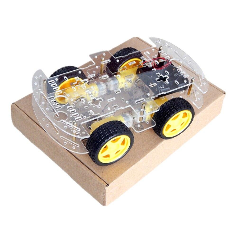 4WD Smart Robot Car Acrylic Plate for Chassis - Image 2