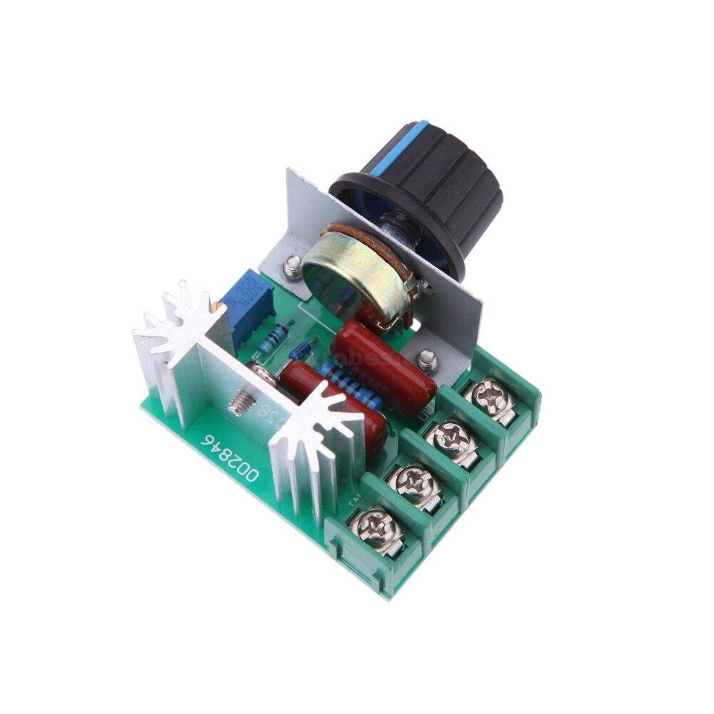 2000W Motor Controller AC 50-220V 25A SCR High-power Electronic Voltage Regulator Module Motor Speed Controller - Image 2