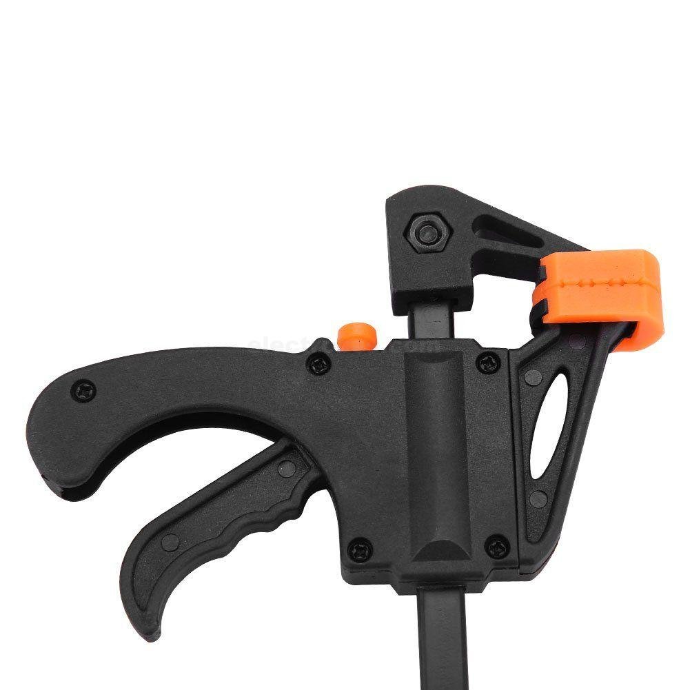 HS Tools Quick Grip 4-Inch Ratchet Bar Clamp Clip Kit Spreader Gadget Tool DIY Hand Woodworking F Clamp - Image 3