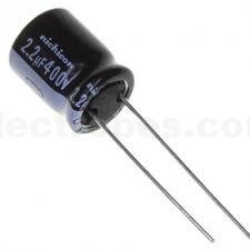 2.2uF 400V Electrolytic Capacitor