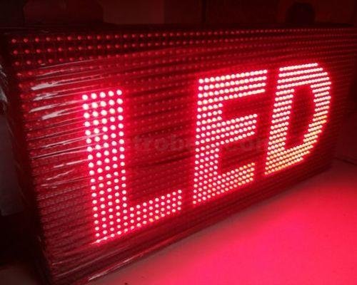 P10 Outdoor SMD Red Color Led Panel Display Module in Pakistan