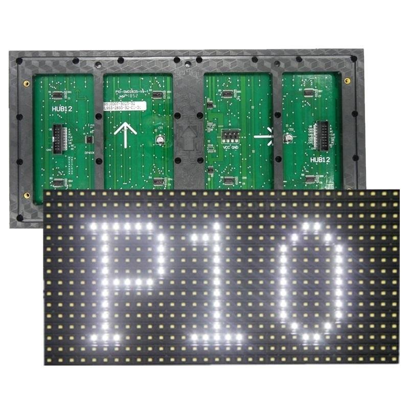 P10 SMD Single White Color Led Panel Display Module 32x16cm 320x160mm