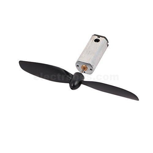 CW and CCW N50 DC motor with blade High-speed High torque Aircraft Glider 3.7V DC Motor - Pair - Image 2