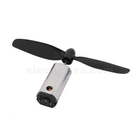 CW and CCW N50 DC motor with blade High-speed High torque Aircraft Glider 3.7V DC Motor - Pair - Image 3