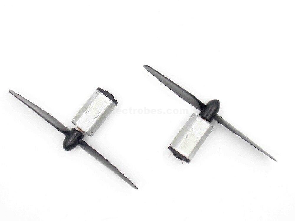 CW and CCW N50 DC motor with blade High-speed High torque Aircraft Glider 3.7V DC Motor - Pair