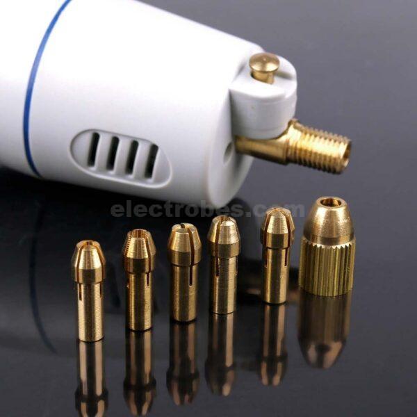 Mini Electric Drill Machine PCB Drill Grinder Set With Adapter - Image 6