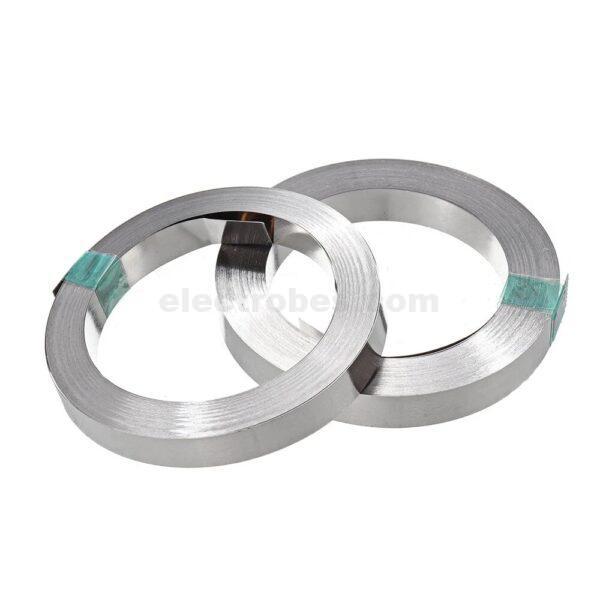 Pure Nickel Strip10m 18650 Li-ion Battery Nickel Sheet Plate Plated Steel Belt Strip Spot Welding at best price online in islamabad rawalpindi lahore karachi peshawar multan wah taxila faisalabad quetta