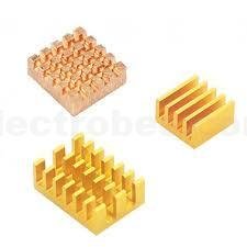 Heat Sink Copper Heatsink Radiator Cooling Kit Cooler For Raspberry Pi 4 Model B
