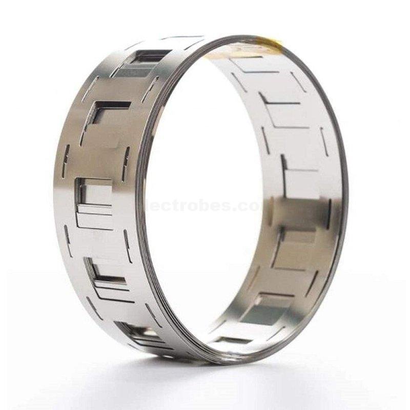 1 meter Dual Row Nickel Strip Sheet Steel Plated Belt Spot Welding for 18650 Li-ion Battery - Image 3