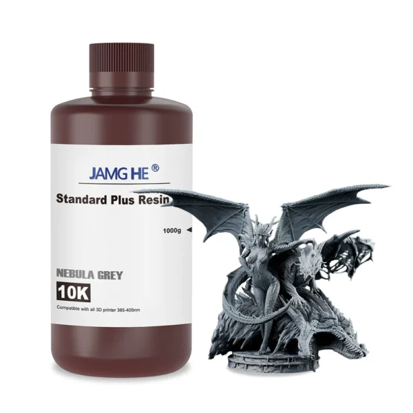 JAMGHE 3D Printing Resin 385-405nm Standard Plus 10k High Precision & Quick Curing for 3D Printing 1kg packing for 2k, 4k, 8k SLA Printers at best price online in islamabad rawalpindi lahore peshawar faisalabad karachi hyderabad quetta wah taxila Pakistan