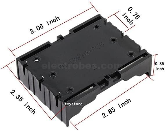 3S 11.1V-12.6V 18650 Three Battery Cell Holder For Rechargeable Li-ion Battery Storage - Image 4
