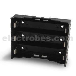 3S 11.1V-12.6V 18650 Three Battery Cell Holder For Rechargeable Li-ion Battery Storage