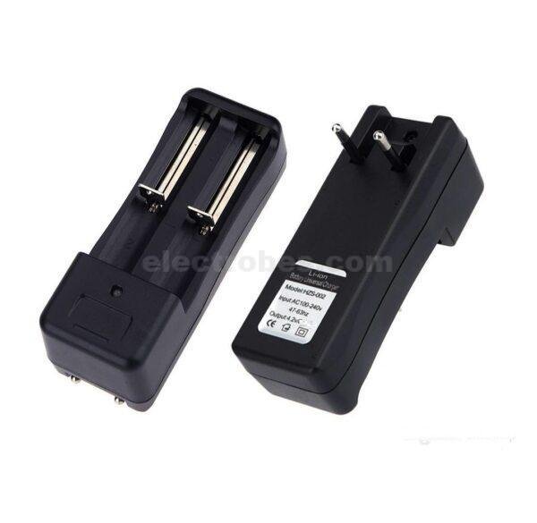 Universal Double Slots Li-ion Battery Charger for 2s 18650 Cells 3.7v Rechargeable Lithium Ion at best price online in islamabad rawalpindi lahore peshawar faisalabad karachi hyderabad quetta wah taxila Pakistan